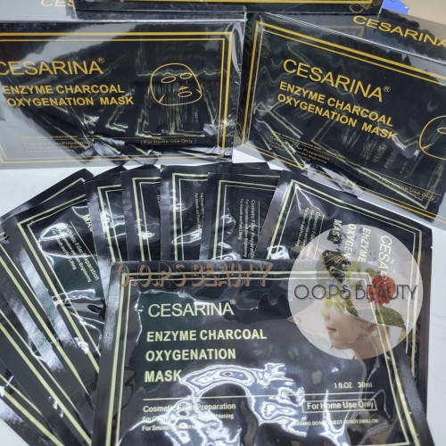Cesarina 竹炭酵素注氧吸塵面膜 30ml (一盒十塊)